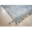 Tapis contemporain moderne à motif géométrique en laine noué à la main 6x9