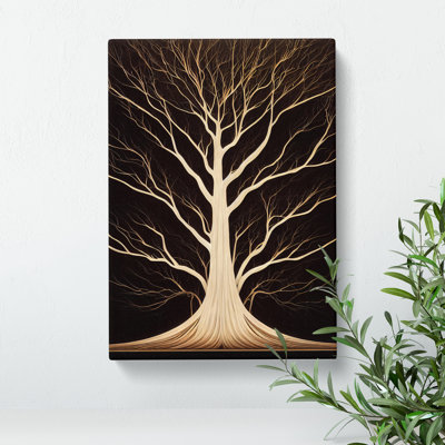Antique Tree Art No.4 - Wrapped Canvas