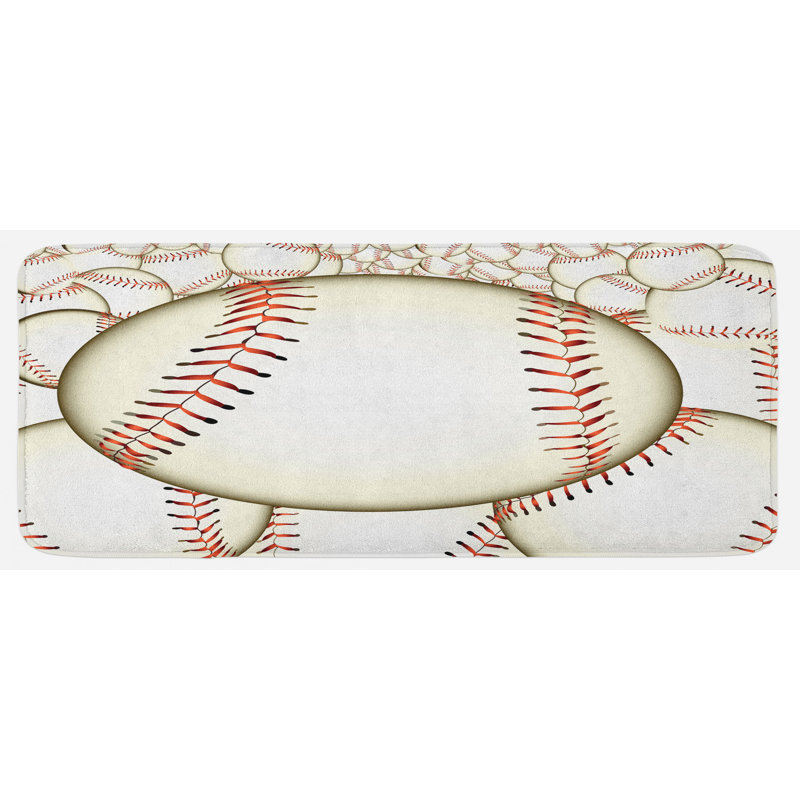 Tapis de cuisine baseball