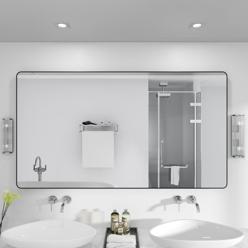 Lesamuel Aluminum Frame Wall Mirror, 36" x 72"