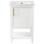 Mikkia Single Bathroom Vanity with Ceramic Top-1290542407