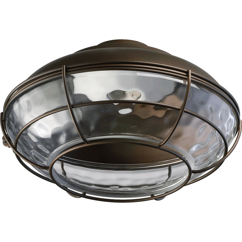 Wojtowicz 12.75'' 1 - Light Globe Ceiling Fan Light Kit, Fluorescent, Oiled Bronze