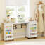 160cm x 40cm Foldable Sewing Table with Sewing Machine Platform and Wheels