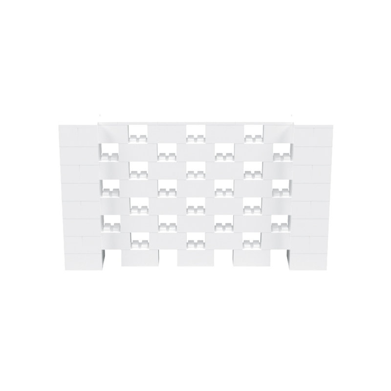 Ensemble mural 4 po de haut Everblock, Blanc, 84"