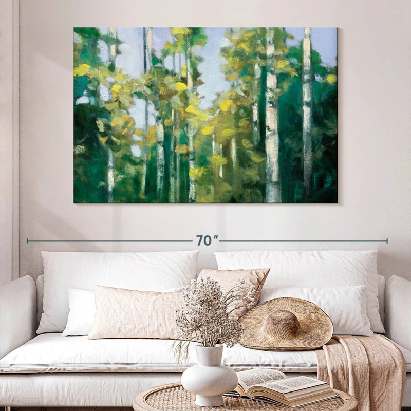 Alvord Birches, H 34 po x l 51 po