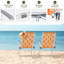Chaise de plage pliante en acier pour patio (ensemble de 2)-1434928492