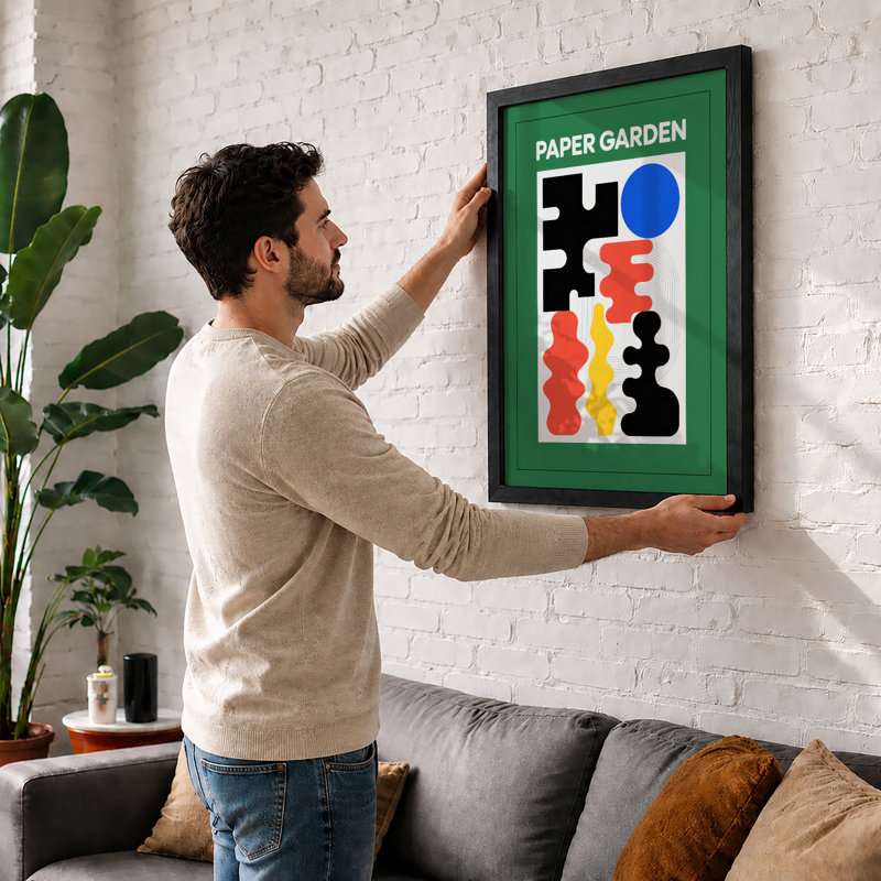 Paper Garden Geometric - Print, Unframed, A3 - 42.0 x 29.7 cm