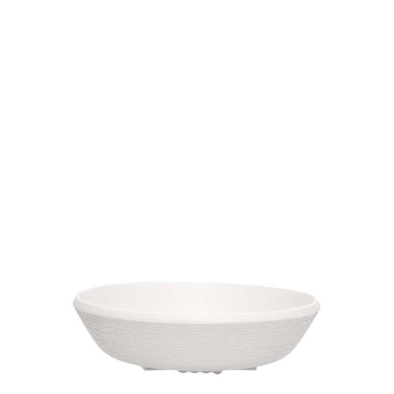 Assiette à soupe Trama, Gris clair