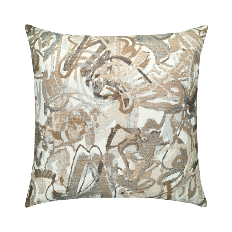 Graffiti Outdoor Square Sunbrella® Pillow Cover & Insert, Multicolor, 20"H x 20"W