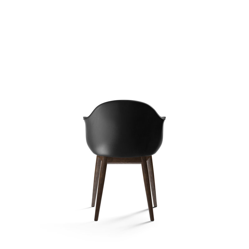 Harbour Upholstered Arm Chair, Dark Stained Oak, Fiord 2 961 Wool