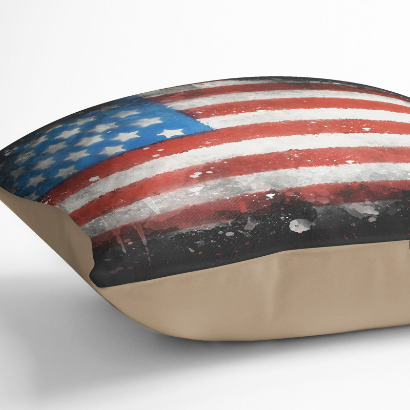 Square Throw Cushion, 40cm H x 40cm W x 15cm D, Stone
