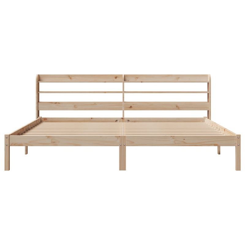 Storage Bed, 200 x 200cm, Brown