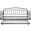 Black Twin Daybed With Trundle - Frame, Bedroom Noticeable Sumptuous