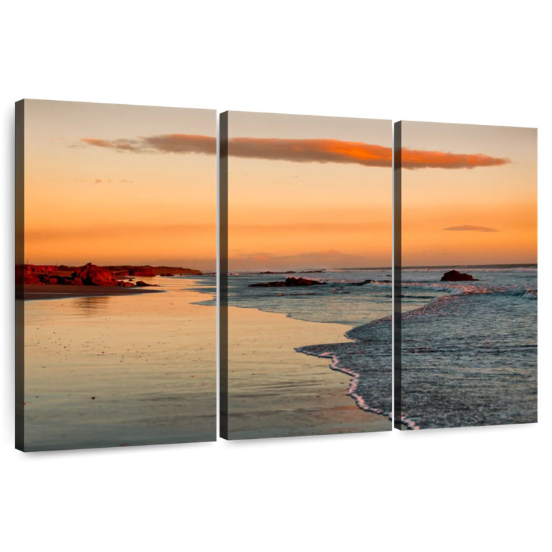 Gillard Leon Beach Sunset, 24" H x 38" W