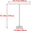 Aunica 100cm Clothing Rack