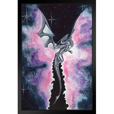 Galaxy Dragon – enchanting canvas wall art – Photowall