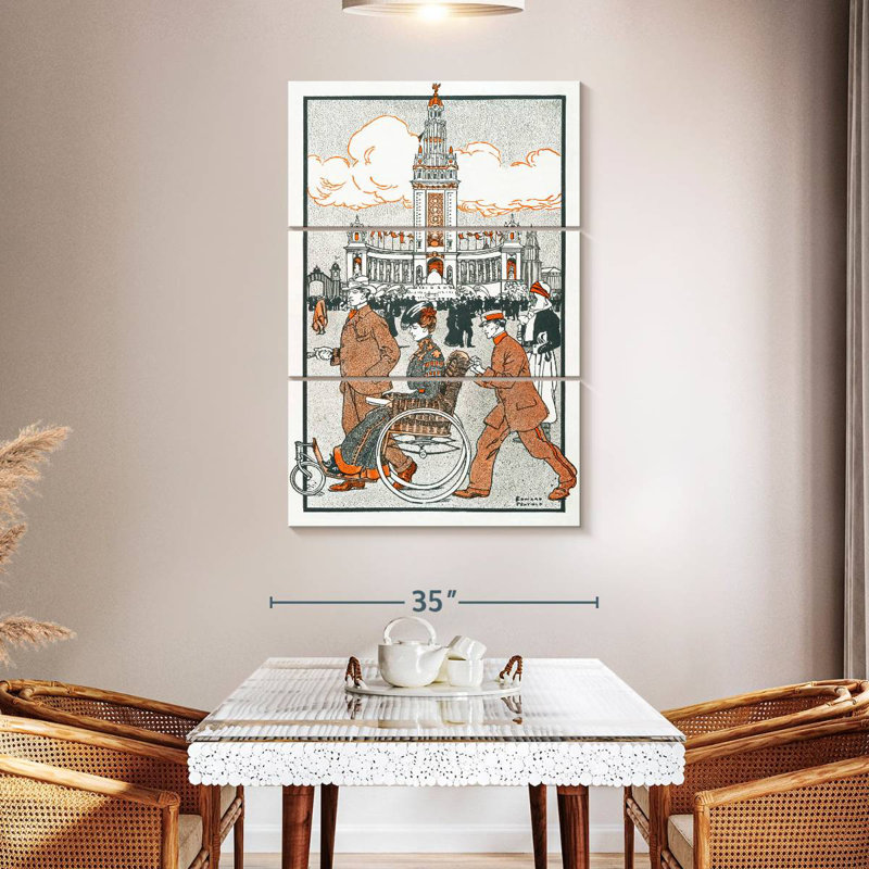 Lelar Collier's Pan-American Exposition, 50" H x 32" W