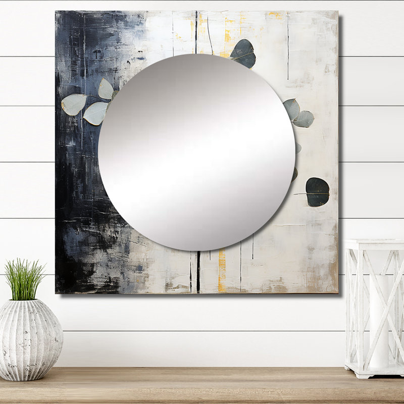 Joolia Aluminum Square Mirror, 29" x 29"