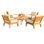 Noida Outdoor 5 - Piece Conversation Set