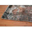 Tapis moderne abstrait fait à la main 5 x 8 po