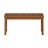 Shanda Hardwood Outdoor Backless Country Stool Bench in Teak Oil, Natural