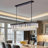 Dimmable Tiered Rectangle Chandelier With Crystal Accents-716270746-792016062