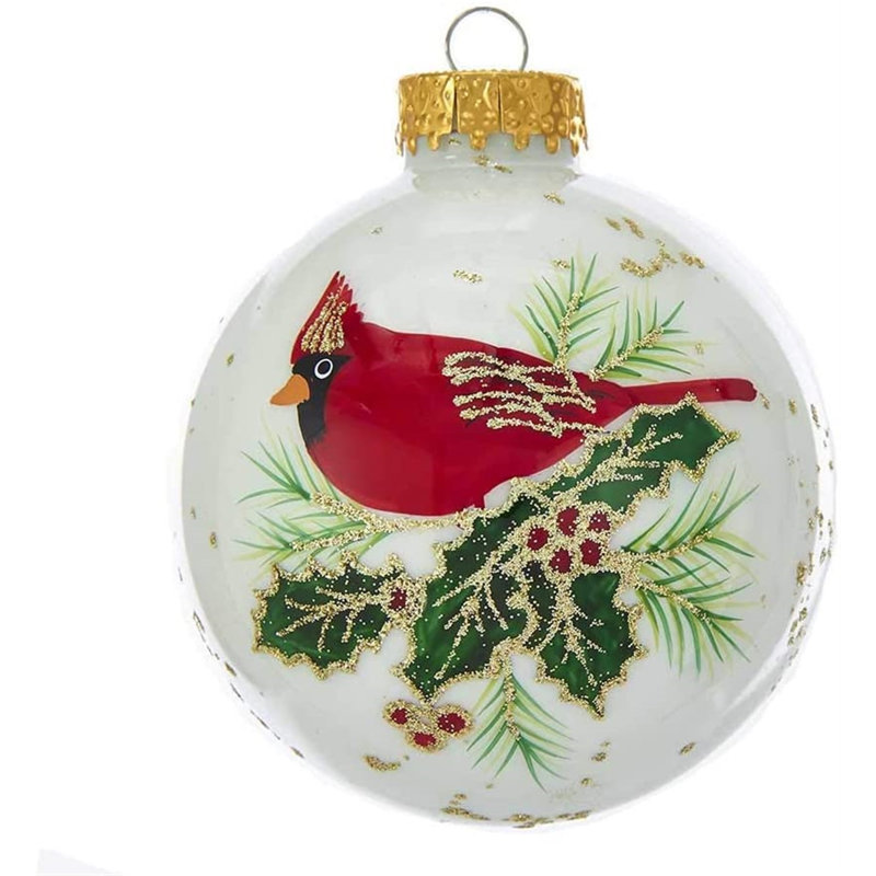 3.5 " Glass Bauble