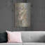 Art mural en métal luxueux «Gladiola Blue» par Silvia Vassileva, 12 po x 16 po-117052697