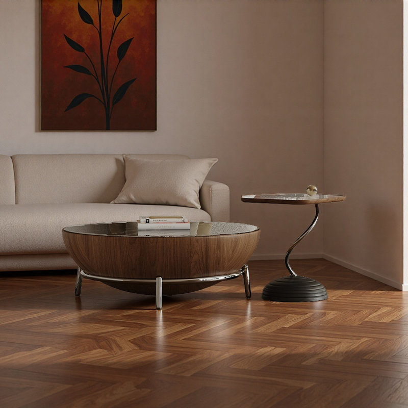 Table basse de style italien minimaliste