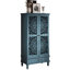 Armoire d'appoint en bois sculpté à 2 portes avec tiroir Anadia-1430720657