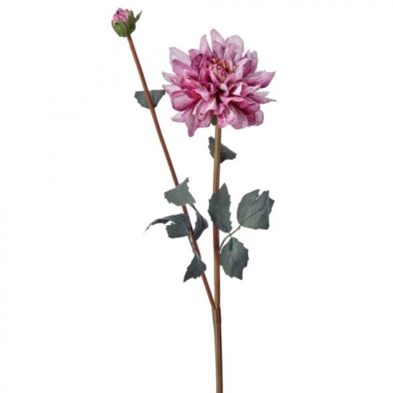 Dahlia parisien avec fleur artificielle Dry Look, Mauve