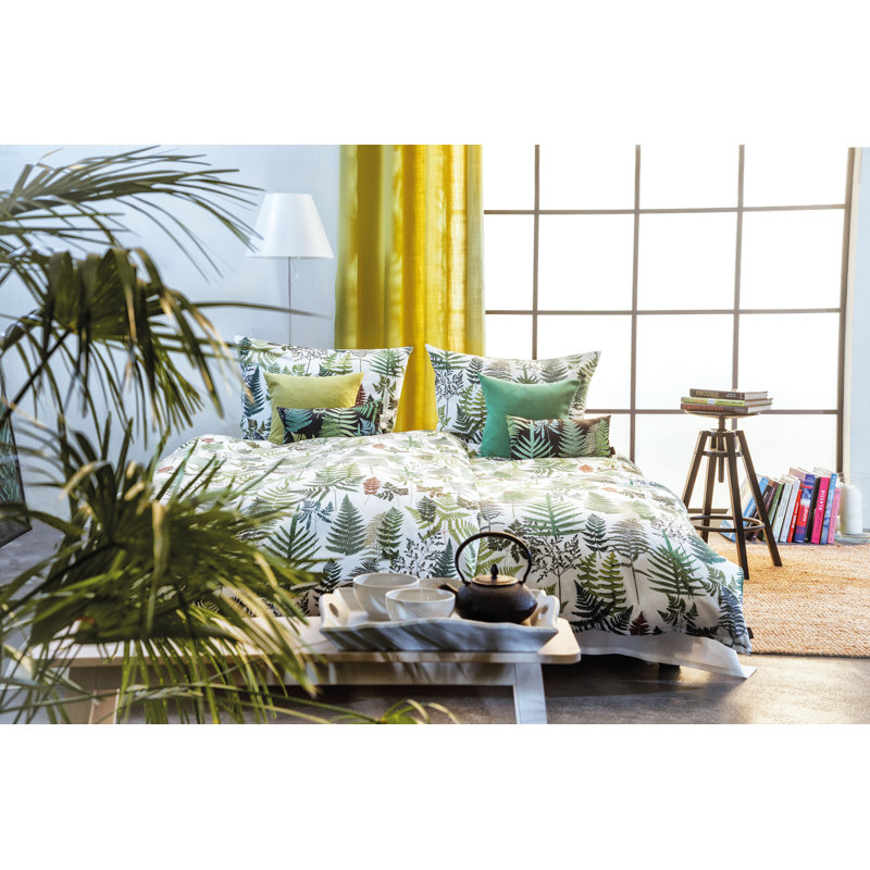 Floral Duvet Cover Set with Pillowcases, Single - 1 Pillowcase (80 x 80 cm)