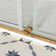 Opal Mirage MCOCOD 60" W x 66" H Double Smooth Sliding Frameless Tub Door and Anti-Collision Function with 3/8"(10mm)Clear Glass