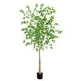 96'' Faux Maple Tree in Pot Liner