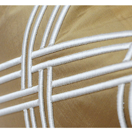 Embroidered Pillow Cover