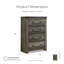 Commode 4 tiroirs Brien