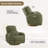Family-Friendly Swivel Glider Power Recliner with Pocket-116053092
