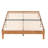 Solid Wood Platform Bed-568399374