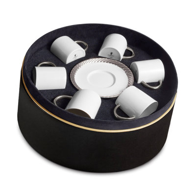 Corde Platinum Espresso Cup & Saucer