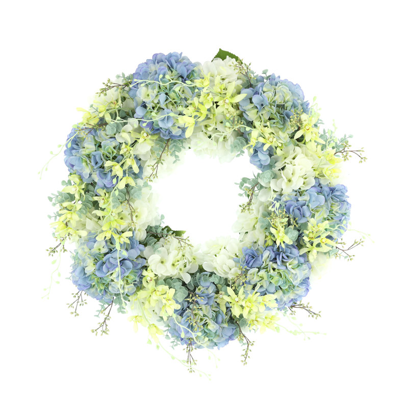 Faux Wood 24'' Wreath