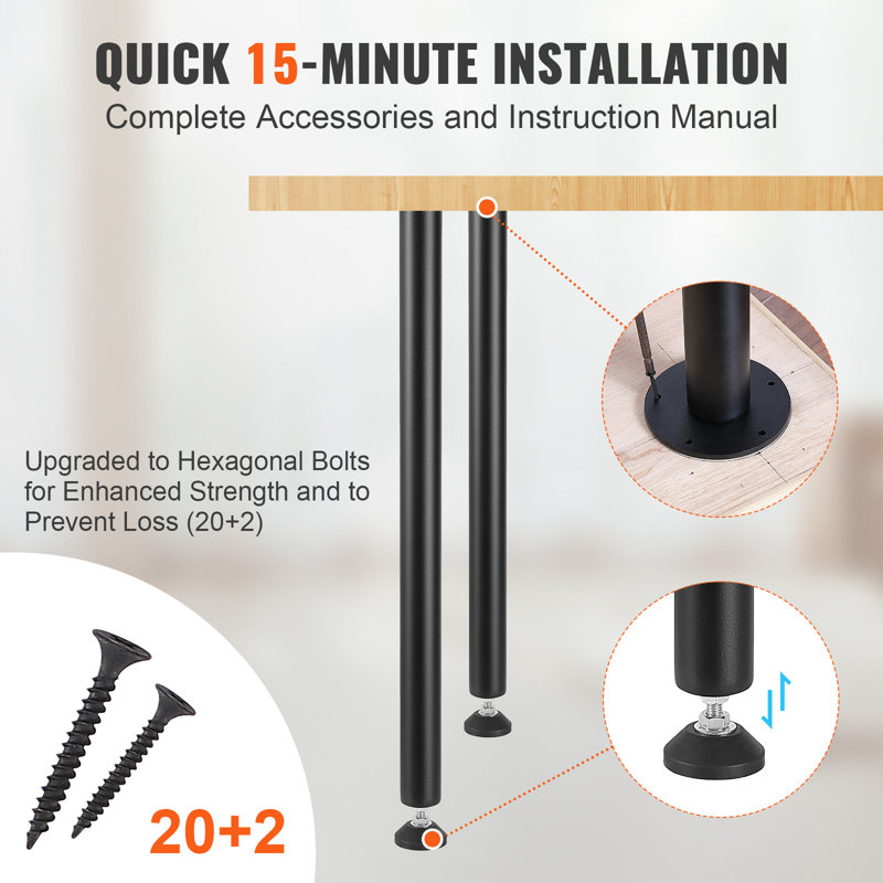 Table Leg, 71.1cm H x 10.9cm W x 10.9cm D