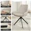 Chaise de bureau en lin Loklun-349842862