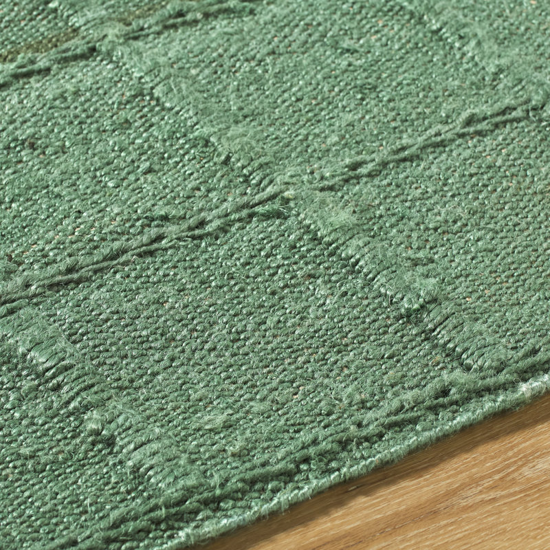 Tapis tissé à la main Swartwood, Rectangle 8 pi x 10 pi