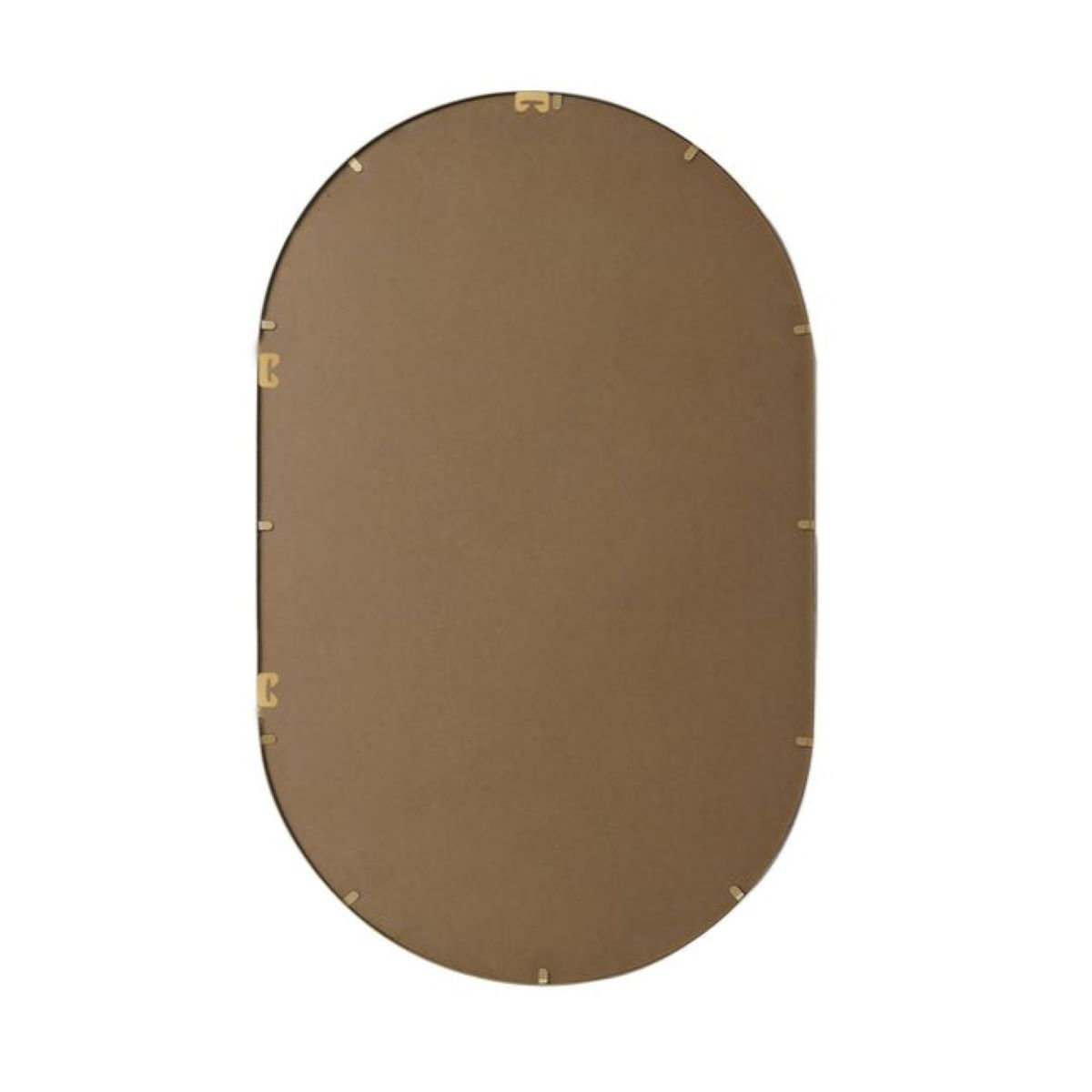 Elington Metal Oval Mirror, Brass, 48"  x 30" 