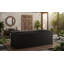 Baignoire de trempage profonde rectangulaire noire 70,9 "x 31,7"-121387216