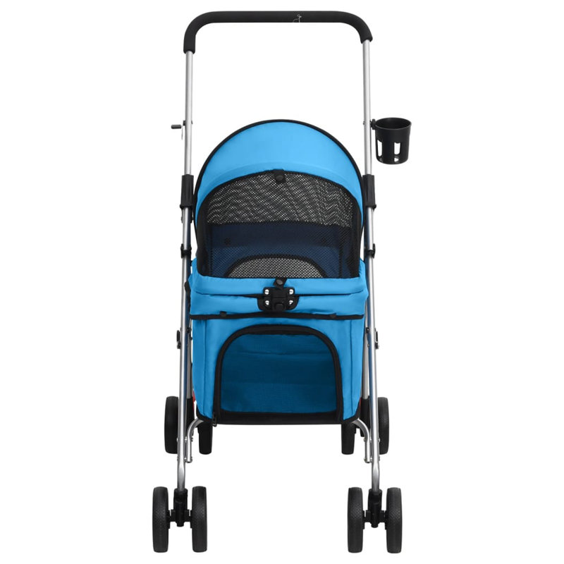 Dawnview Foldable Pet Stroller, Blue