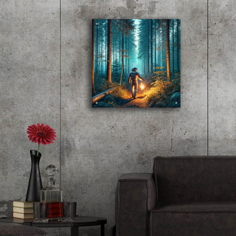 'Explorer' by Rey Klimt Acrylic Wall Art, 24" H x 24" W