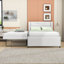 Lit plateforme double tapissier avec couchette simple Juvraj-220057455