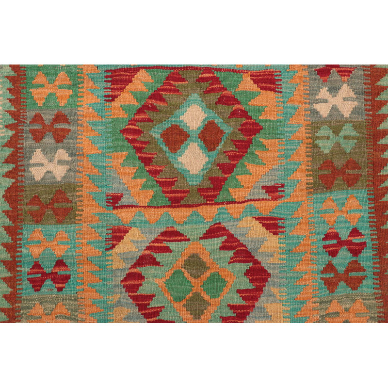Runner 95 cm x 195 cm Wool Hand Woven Kilim