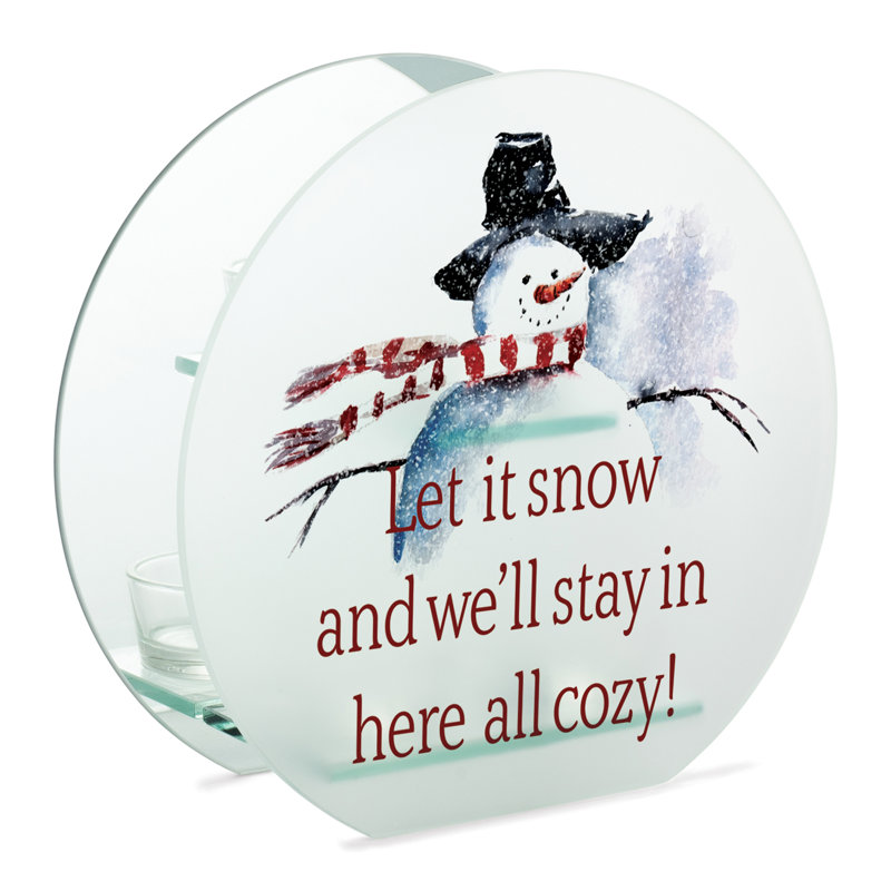 Bougie chauffe-plat Let It Snow / We Will Stay Cosy